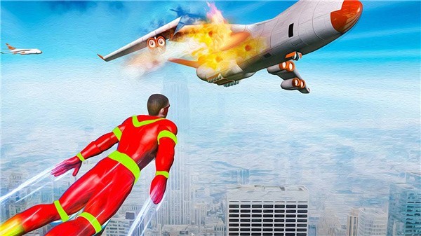 飞行超人城市英雄截图4