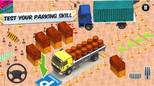 卡车停车场3D货运卡车截图1